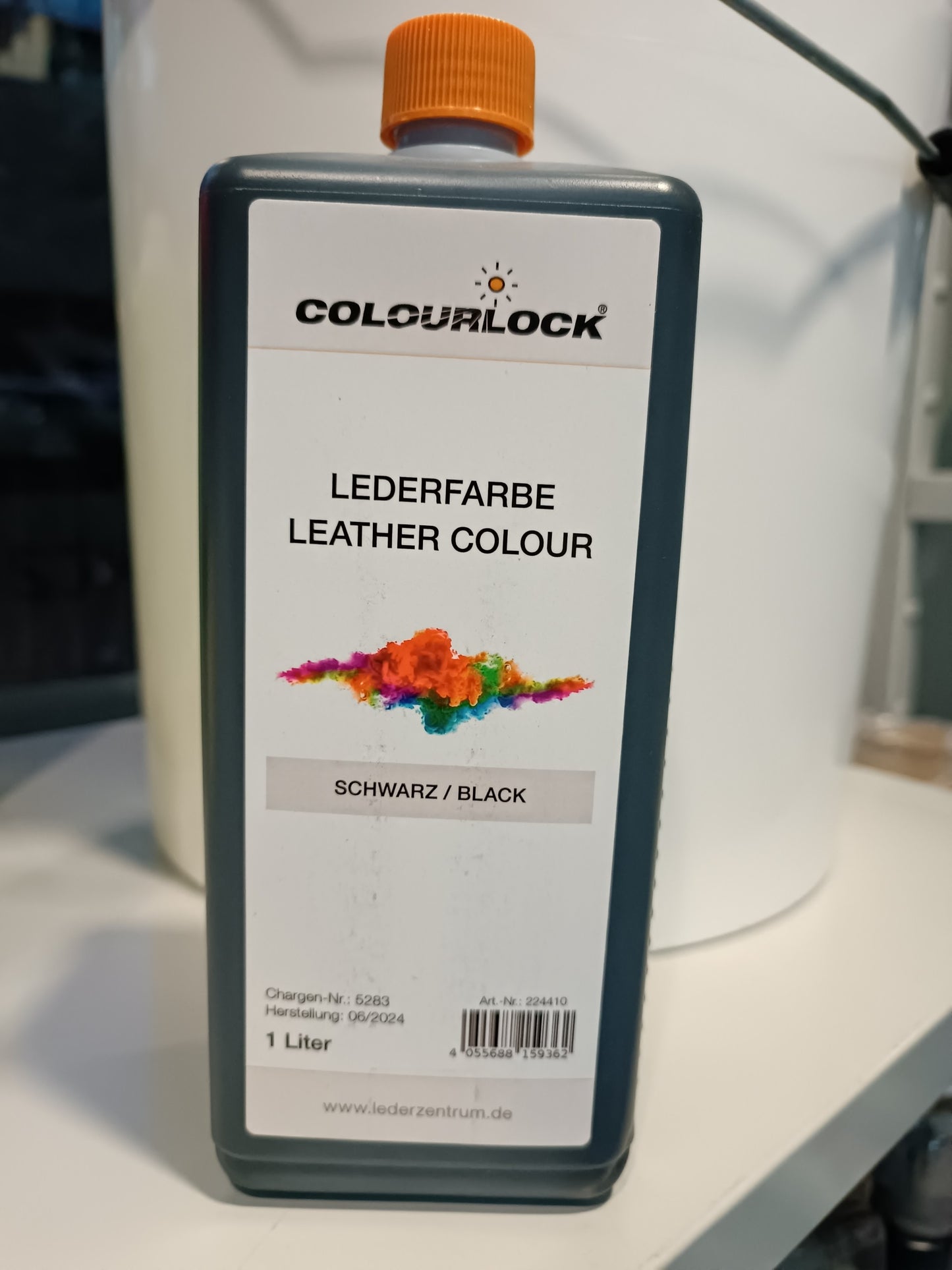 LEATHER COLOUR BLACK 1LT COLOURLOCK