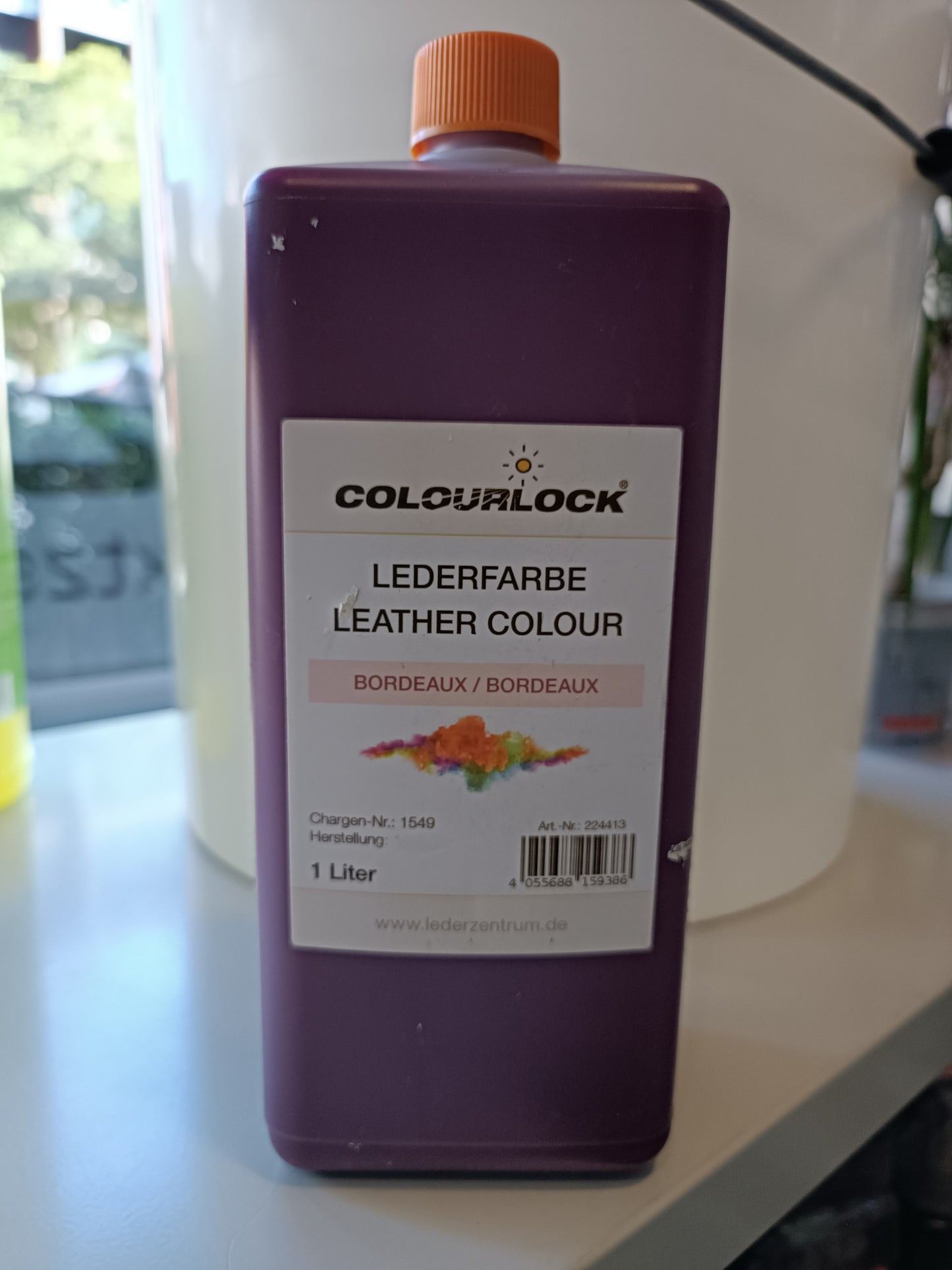 LEATHER COLOUR 1LT BORDEAUX COLOURLOCK