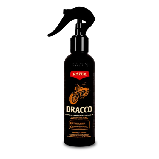 DRACCO LIMPEZA PLÁSTICOS E BORRACHAS 240ML RAZUX